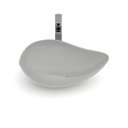 Ver imagem 5 de Kit 3 Cubas de Apoio Oval 54x37,5cm Ruy Ohtake Roca Cinza/Stone