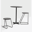 Ver imagem 5 de Banco Chicago - Assento Ebanizado - Estrutura Aço Carbono