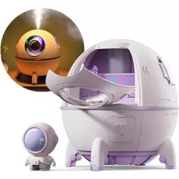 Umidificador Cápsula Espacial Boneco Nave Astronauta Luz - 4