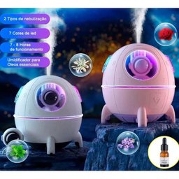 Umidificador Cápsula Espacial Boneco Nave Astronauta Luz - 7