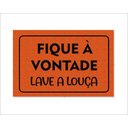 Ver imagem 1 de Tapete Capacho Fique À Vontade Lave a Louça