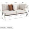 Conjunto Jardim 1 Chaise Direita 1 Chaise Esquerda 1 Módulo 70cm Refúgio CabeCasa MadeiraOriginals - 3