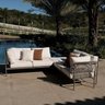 Conjunto Jardim 1 Chaise Direita 1 Chaise Esquerda 1 Puff Refúgio CabeCasa MadeiraOriginals - 1
