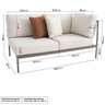 Conjunto Jardim 1 Chaise Direita 1 Chaise Esquerda 1 Puff Refúgio CabeCasa MadeiraOriginals - 3