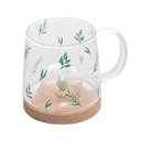Ver imagem 2 de Caneca de Vidro Lyor com Pires de Bambu Suculenta 330ml 5708