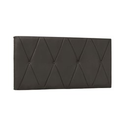 Painel de Cama 90cm Ancona Suede Cinza - Lucadi Home - 1