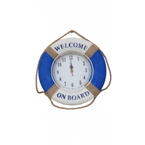 Relógio de Parede Boia Salva-vidas 35 Cm