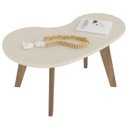 Ver imagem 2 de Mesa de Centro Orgânica 90cm para Sala Cassia Off White A09 - Mpozenato