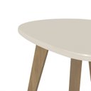 Ver mais imagens de Mesa de Centro Orgânica 90cm para Sala Cassia Off White A09 - Mpozenato