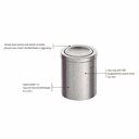 Ver imagem 2 de Lixeira Inox com Tampa Basc Swing 5l - Tramontina