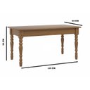 Ver imagem 4 de Conjunto Valencia Mesa de Madeira 1,20 com 4 Cadeiras - Imbuia Lojas Pam 800.1