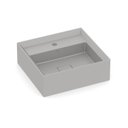 Ver imagem 1 de Kit 3 Cubas de Apoio Retangular com Mesa 450x420 Platinum P6 Incepa Cinza/Stone