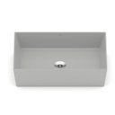 Ver imagem 2 de Kit 3 Cubas de Apoio Retangular sem Mesa 510x360 Platinum P7 Incepa Cinza/Stone