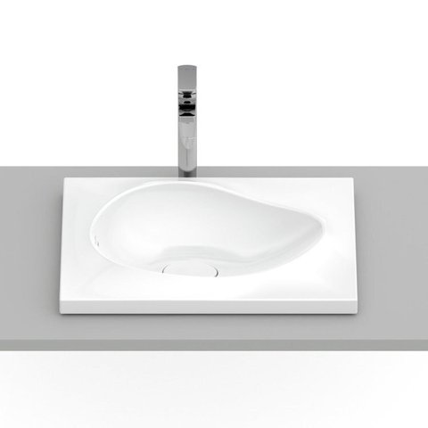 Kit 3 Cubas de Sobrepor 62x44,5cm Ruy Ohtake Roca Branco