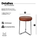 Ver imagem 3 de Banqueta Baixa para Cozinha Bar Balcão Bistro Mesa Itália:whisk