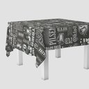 Ver imagem 2 de 1 Toalha Mesa Festa TNT Boteco Cerveja Bar Pb 140X140