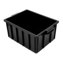 Ver imagem 2 de Caixa Plástica Organizadora 39,5 L Com Tampa Preta