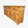 Balcão buffet Rustica Madeira Maciça de Demolição Arcas 2 Metros Sudeste Rústico - 4