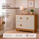 Ver imagem 5 de Cômoda Sapateira para Quarto de Bebê 100% MDF com Porta Apolo