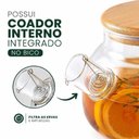 Ver imagem 7 de Jogo de Chá Cosy com Chaleira de Vidro Borossilicato Infusor 4 Xícaras Transparente Yeet