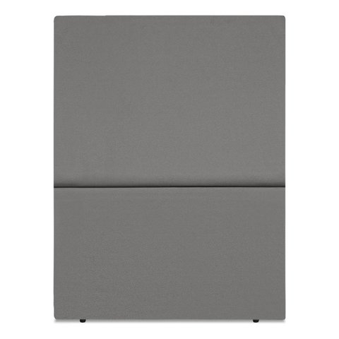 Cabeceira Cama Box Organica Solteiro 90cm Luna Suede C/frame Grafite