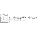 Ver imagem 3 de Kit 3 Cubas de Sobrepor 62x44,5cm Ruy Ohtake Roca