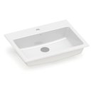 Ver imagem 1 de Kit 3 Cubas de Sobrepor com Mesa 55x42cm Optica Pq55 Roca