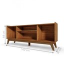 Ver imagem 2 de Rack para Tv com 2 Portas e Gaveta Central Ripado