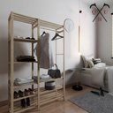 Ver imagem 3 de Sapateira Estante Organizadoras Multiuso Madeiras Treliça