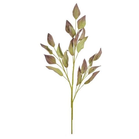 Galho Folha Outono 1m Verde Florarte Flor Arte