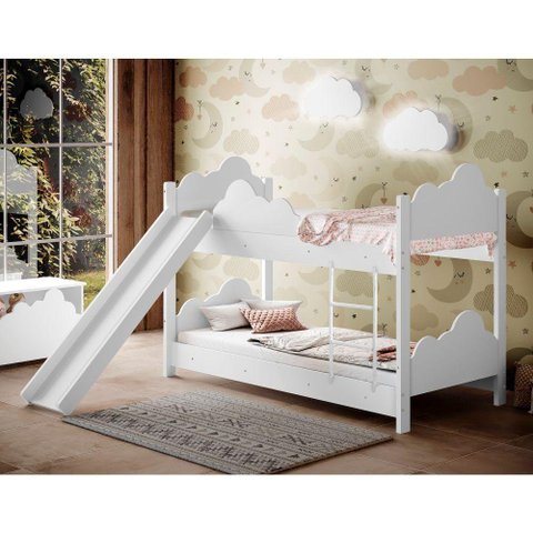 Beliche Sonho Doce Branca Com Escorregador