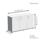 Ver imagem 4 de Armário para Escritório 3 Portas Credenza