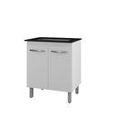 Ver imagem 2 de Balcão Para Cooktop 4 Bocas Jade Branco