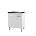 Ver imagem 3 de Balcão Para Cooktop 4 Bocas Jade Branco