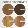 Luminária Decorativa Madeira Plafon Copacabana Quad 40cm:Amendola Rústica - 6