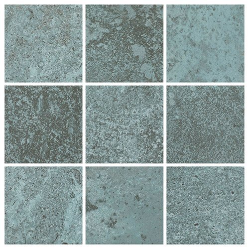 Revestimento de Piscina Atol Turquesa Mesh MA 10X10CM caixa com 1,62m² Decortiles - 1