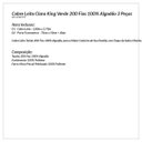 Ver imagem 5 de Kit Cobre Leito Clara King Verde 200 Fios 100% Algodão 3 Peças 2,80m X 2,70m