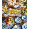 Bandeja Oval Grande "blues" em Melamina -50x36xh3cm - Guzzini - 3