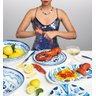 Bandeja Oval Grande "blues" em Melamina -50x36xh3cm - Guzzini - 4
