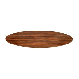 Mesa Saarinen Oval Centro Pau Ferro 135x90cm - Base Branca mgsaarinen - 2