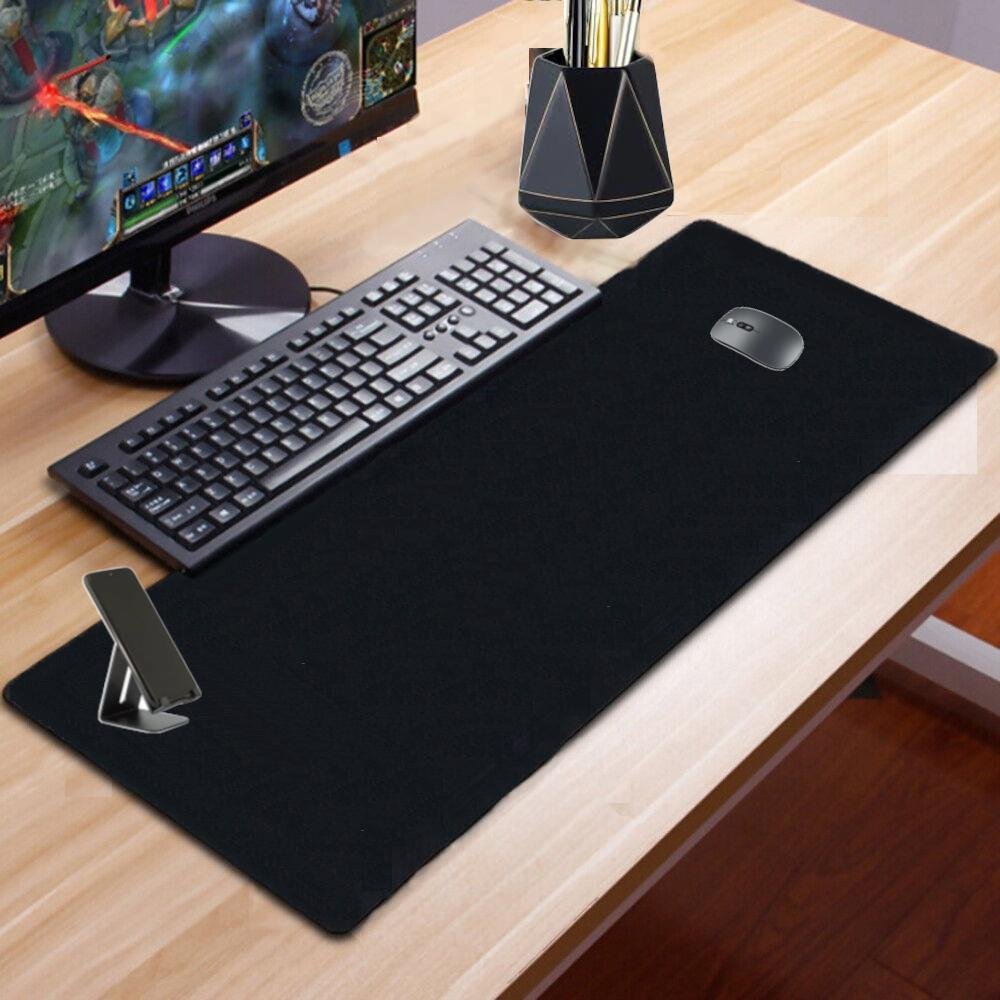 Mousepad Mesa 70x30 Tapete Impermeavel + Porta Copo - 2