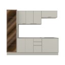 Ver imagem 3 de Cozinha Compacta 5 Peças 100% MDF Fineze Henn Areia