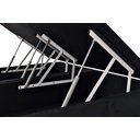 Ver imagem 4 de Cama Box Baú King Suede Preto 193x203x42