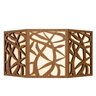 Luminária Decorativa Madeira Plafon Copacabana Octa 45cm:Freijó - 7