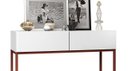 Ver imagem 6 de Bancada Buffet Pequeno Eros 90cm Largura Corredor Hall de Entrada Decoração Bar em Casa Pé de Ferro