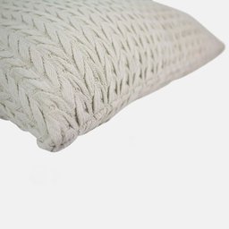 Porta Travesseiro de Tricot Areia Neville Blue Gardenia - 2