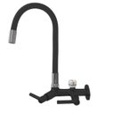 Ver imagem 1 de Torneira Gourmet Preta Parede Filtro 1/2" ou Máquina Lava Louças 3/4" 2163 C80 Corpo Preto T P