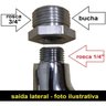 Torneira Gourmet Preta Parede Filtro 1/2" ou Máquina Lava Louças 3/4" 2163 C80 Corpo Preto T P - 5