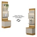 Ver imagem 5 de Painel Ripado com Mesa de Apoio 58cm Real L06 Tauari/off White Fosco - Mpozenato