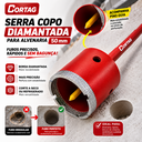 Ver imagem 6 de Serra Copo Diamantada Cortag 50mm com Pino Guia
